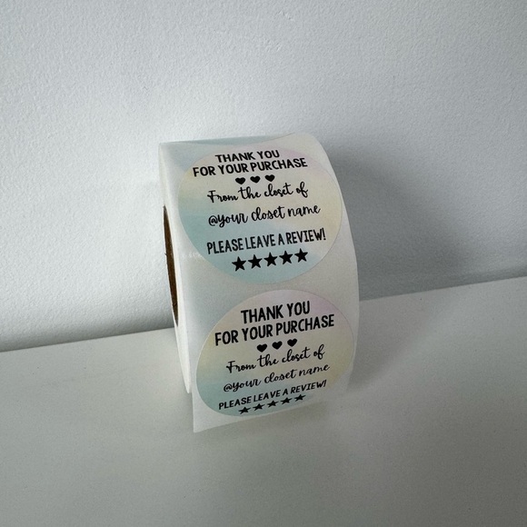 Custom thank you sticker for poshmark closet |  shipping supplies 2 in - Picture 9 of 9